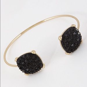 Glitzy Square Cuff Bracelet